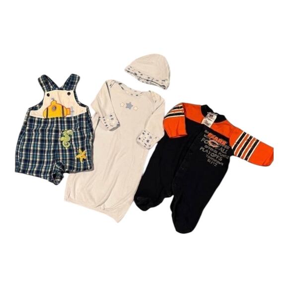 Baby Boy Size 0-3 Months Clothing Bundle - Picture 1 of 7